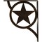 Ekena Millwork Austin Wrought Iron Bracket, (Triple center brace), Antiqued Brass 2"W x 12"D x 15"H BKTM02X12X15TAUABS - alternate 7